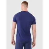 Pánské tréninkové tričko s krátkým rukávem 4F TSHIRT FNK M1343-30S-DARK BLUE · záber 3