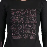 Dámske turistické tričko s dlhým rukávom NORTHFINDER RIYA-269black · záber 5