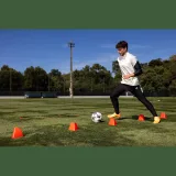 KIPSTA Futbalová mikina Viralto Ripples krémovo-čierna M · záber 2