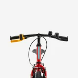 BTWIN Detský bicykel s odrážadlom 2v1 Discover 500 3 až 5 rokov 14-palcový červený 14" · záber 2
