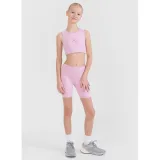 Dívčí sportovní tréninková podprsenka 4F JUNIOR SPORT BRA F148-56S-LIGHT PINK · záber 4