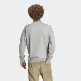 Pánská mikina ADIDAS ORIGINALS TREFOIL CREW-IM4501-medium grey heather · záber 3