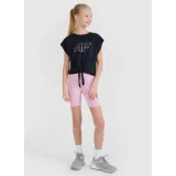 Dívčí tréninkové tričko s krátkým rukávem 4F JUNIOR TSHIRT FNK F1184-20S-DEEP BLACK · záber 6