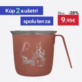 QUECHUA Antikorová šálka 500 0,3 l červená bez · záber 1