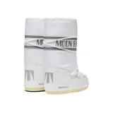 Vysoké zimné topánky MOON BOOT MB ICON NYLON, A001 WHITE - Farba: biela | Pohlavie: Unisex · záber 2