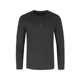 Pánske tričko s dlhým rukávom VOLCANO L-CHARL-701M-Grey MEL · záber 4