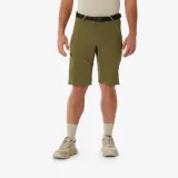 QUECHUA Pánske dlhé turistické šortky MH500 kaki XL · záber 1