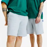 DECATHLON Unisex šortky Elementals sivé melírované XL · záber 1