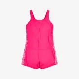 DECATHLON Dievčenské jednodielne plavky 100 Vega ataa ružové 4-5 r (103-112 cm) · záber 2
