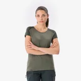 SIMOND Dámske trekingové tričko Merino Resist krátky rukáv kaki XL · záber 1