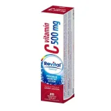 Revital Vitamín C 500 mg lesná jahoda 20 šumivých tabliet · záber 2