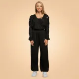 BeastPink Women‘s Breeze Pants Black - Velikost: S | Barva: Čierna | Hmotnost: 0,5299 kg | Balení: 40 · záber 5