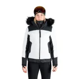 Dámská lyžařská bunda NORTHFINDER TAYLER-212whiteblack · záber 2
