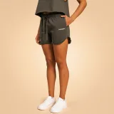 BeastPink Women‘s Serenity Shorts Shadow - Veličina: XXL | Boja: Sivá | Težina: 0,327 g | Pakiranje: 55 · záber 5