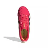 Chlapčenské futbalové kopačky turfy ADIDAS Predator Club Jr TF lucid red core black cloud white - Farba: čierna · záber 4