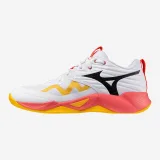 MIZUNO MIZUNO Wave Momentum Pro unisex volejbalová obuv bielo-ružová 43 · záber 1