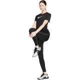 Dámské tréninkové tričko s krátkým rukávem NIKE W NK DF TEE RLGND HBR-011 BLACK · záber 4