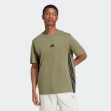 ADIDAS ADIDAS pánske fitness tričko bavlnené kaki M · záber 1