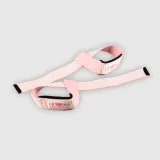 Trhačky s gripom Iron Aesthetics Grip Straps, ružové · záber 2