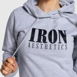 Dámská mikina Iron Aesthetics Longline, šedá · záber 2