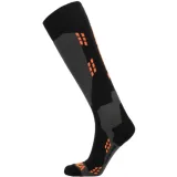 Lyžařské podkolenky (ponožky) TECNICA Merino ski socks, black orange · záber 1