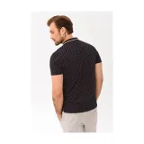 Pánské polo tričko s krátkým rukávem VOLCANO CARO-600-NAVY · záber 2