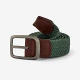 INESIS Opletený elastický golfový opasok zelený XS-S · záber 1