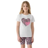 Lány póló rövid ujjú 4F JUNIOR TSHIRT-4FJWSS24TTSHF1143-10S-WHITE · záber 1