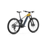 Horské elektrokolo MONDRAKER Crafty Race, obsidian grey dense yellow racing silver · záber 3