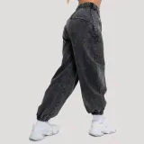GymBeam Dámské tepláky Abyss Charcoal - Velikost: XL | Barva: Čierna | Hmotnost: 0,7 kg | Balení: 26 · záber 3