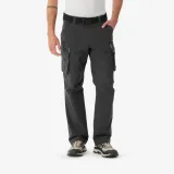 QUECHUA Pánske kapsáčové turistické nohavice NH500 sivé 2XL (L34) · záber 1