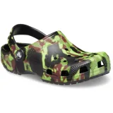 Chlapčenské kroksy (rekreačná obuv) CROCS Classic Spray Camo Clog K black · záber 1