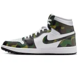 Pánská vycházková obuv NIKE Golf Air Jordan 1 High Golf white legion green black · záber 2