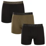 Pánské boxerky UNDER ARMOUR 3 PACK-UA PERFORMANCE COTTON - SOLID 6 inch-BLK · záber 1