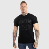 UltraSoft tričko IRON MAN, black on black · záber 1