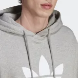 Férfi kapucnis pulóver ADIDAS ORIGINALS TREFOIL HOODY-IM4490-medium grey heather · záber 5