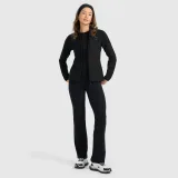Dámský slim fleece se stojáčkem - černý · záber 2