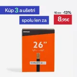 DECATHLON Duša 26 × 1,7/2,2 ventil Schrader 48 mm bez · záber 1