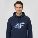 Pánska mikina s kapucňou 4F SWEATSHIRT M2241-31S-NAVY · záber 2