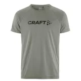 Pánské tréninkové tričko s krátkým rukávem CRAFT T-Shirt CORE Essence Logo - Velikost: S | Barva: modrá · záber 6