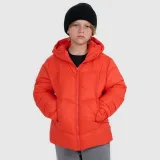 Chlapecká péřová bunda se syntetickou výplní - červená · záber 1