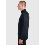 Pánská zateplená lyžařská mikina s 1 2 zipem 4F BRUSHED UNDERWEAR M101-WAW25UBRUM101-20S-DEEP BLACK · záber 3