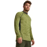Pánské kompresní tričko s dlouhým rukávem UNDER ARMOUR UA CG Armour Twist Mock-YLW · záber 1