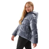Dívčí bunda 4F JUNIOR DOWN JACKET-JAW23TDJAF267-28S-SILVER · záber 4