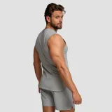 GymBeam Men‘s TRN TankTop Grey - Veličina: S | Boja: Sivá | Težina: 0,167 g | Pakiranje: 110 · záber 5