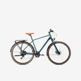 ELOPS Mestský bicykel LD 900 na dlhé trasy s vysokým rámom modrozelený M · záber 1