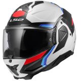 LS2 FF910 Advant II Triple White Blue Red L (59-60) · záber 1
