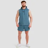 GymBeam Unity Shorts Blue - Barva: Modrá | Hmotnost: 0,35 kg · záber 5