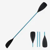 DECATHLON Pádlo na kajak 100 4-dielne 215 cm modré bez · záber 1
