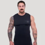 Безшевен потник OG1 Black/Grey - GymBeam - Размер: XXL | Тегло: 0,2305 g | Опаковка: 90 · záber 1